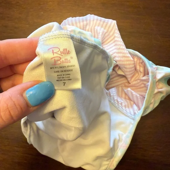 2 SUITS! Floral One-Piece & Two-Piece Swimsuit - Picture 3 of 5